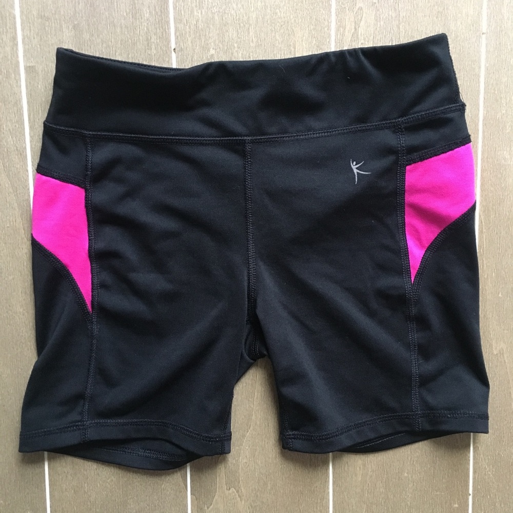 Athletic shorts (spandex).